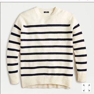 J. Crew NWT Crewneck boyfriend sweater AG341, Size S
